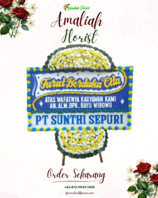 Papan Bunga Duka di Kampar