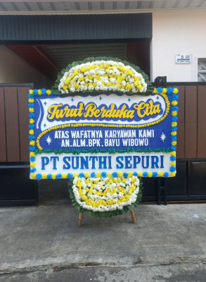 Papan Bunga Duka di Kampar