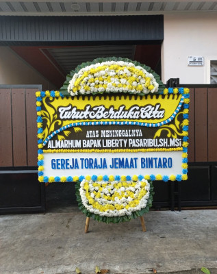 Papan Bunga Duka di Kampar