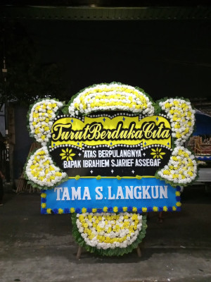 Papan Bunga Duka di Kampar
